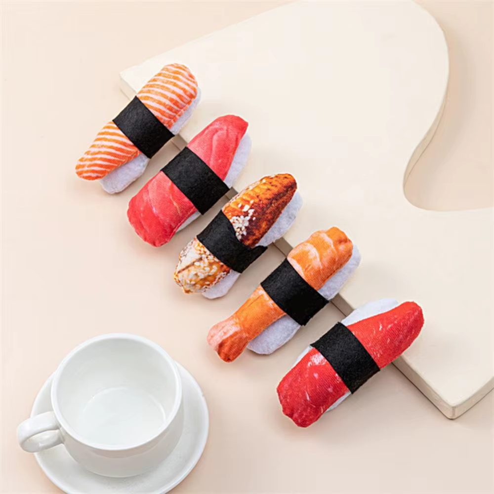 Sushi Catnip Chew Toy